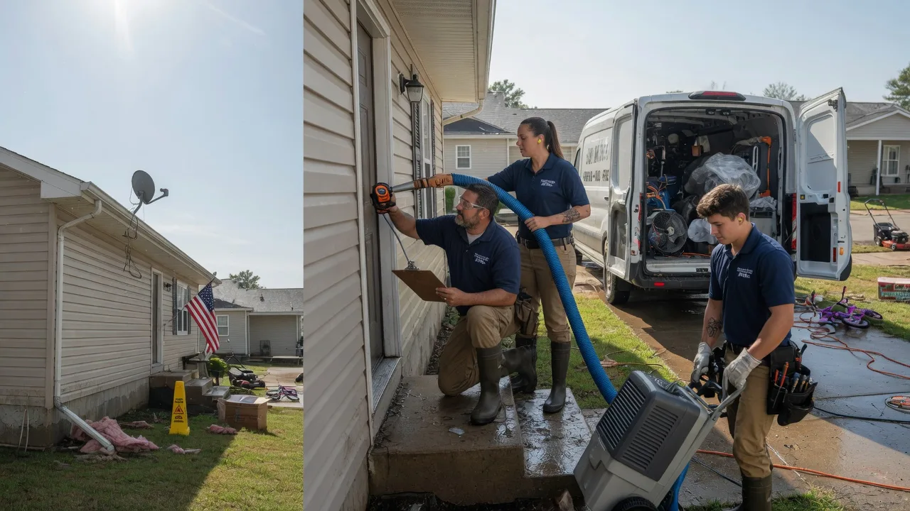 Ceiling Water Damage Restoration in Arcola, IL near me